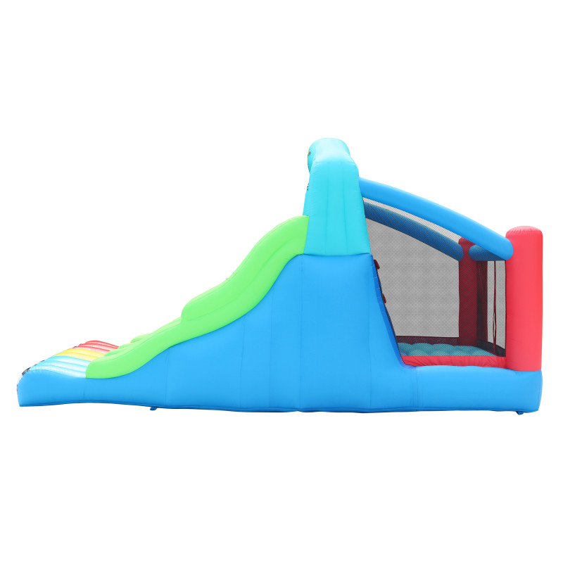 Dmuchany zamek TRIPLE SLIDE trampolina HappyHop 3 zjeżdżalnie