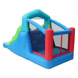 Dmuchany zamek TRIPLE SLIDE trampolina HappyHop 3 zjeżdżalnie