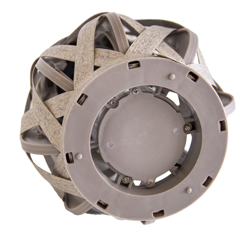 Latarenka solarna MIGOTKA 2w1 stojąca podwieszana na taras do ogrodu 27 cm abażurowa