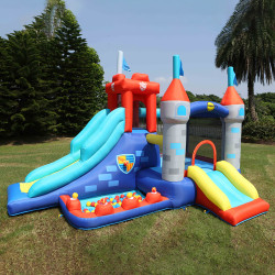 Dmuchany zamek FORTECA trampolina HappyHop dmuchawa