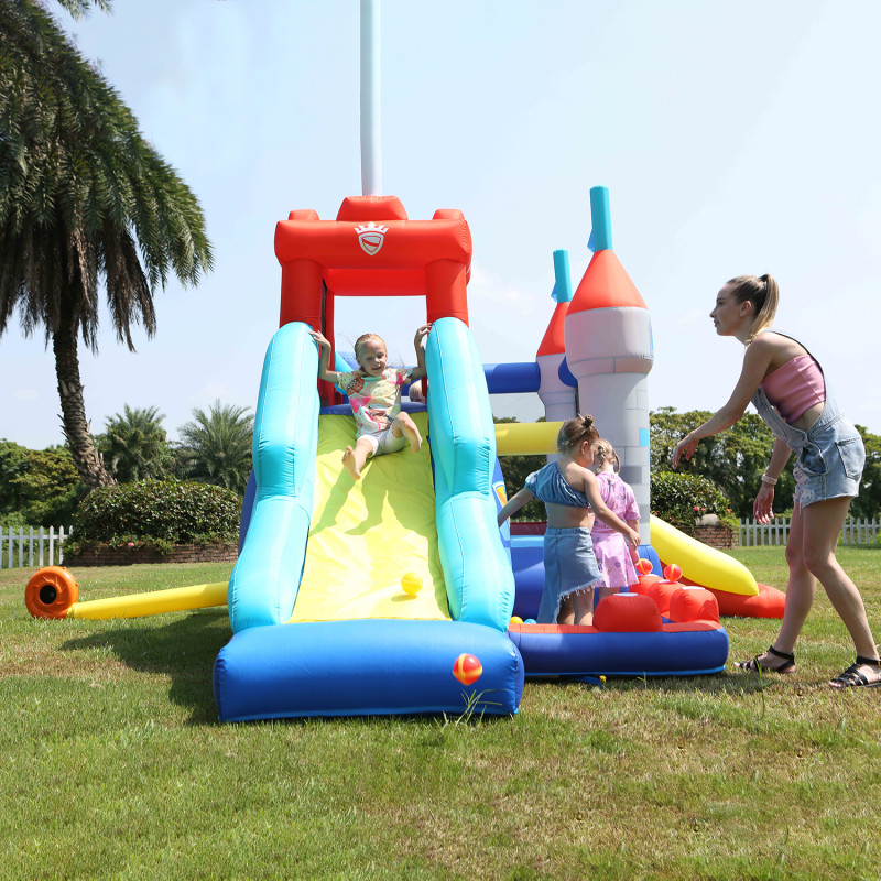 Dmuchany zamek FORTECA trampolina HappyHop dmuchawa