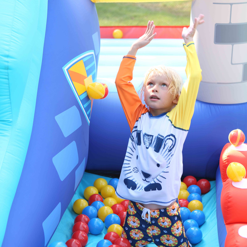 Dmuchany zamek FORTECA trampolina HappyHop dmuchawa