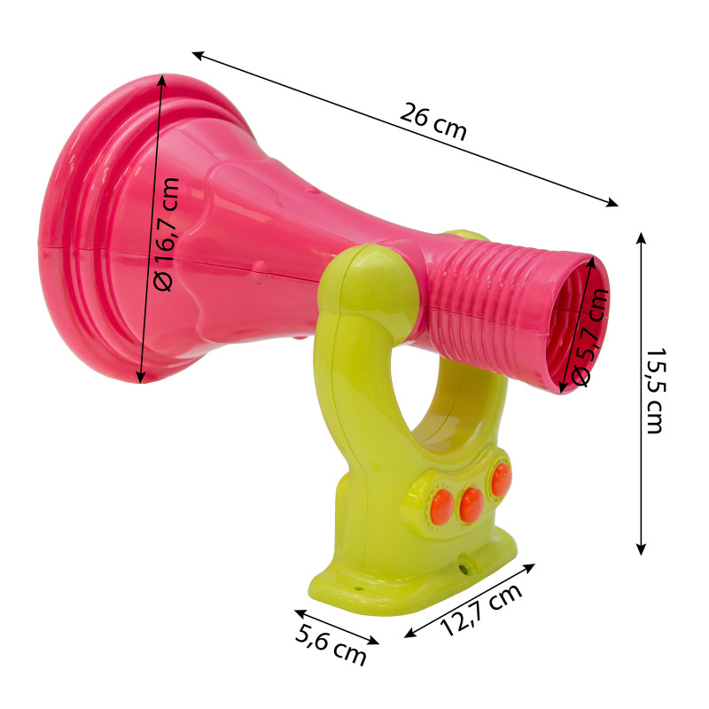 Megafon na place zabaw PINK Zabawka edukacyjna KBT