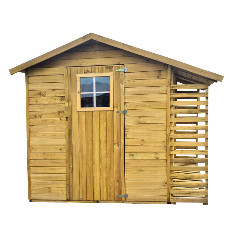 Drewniany domek narzędziowy...