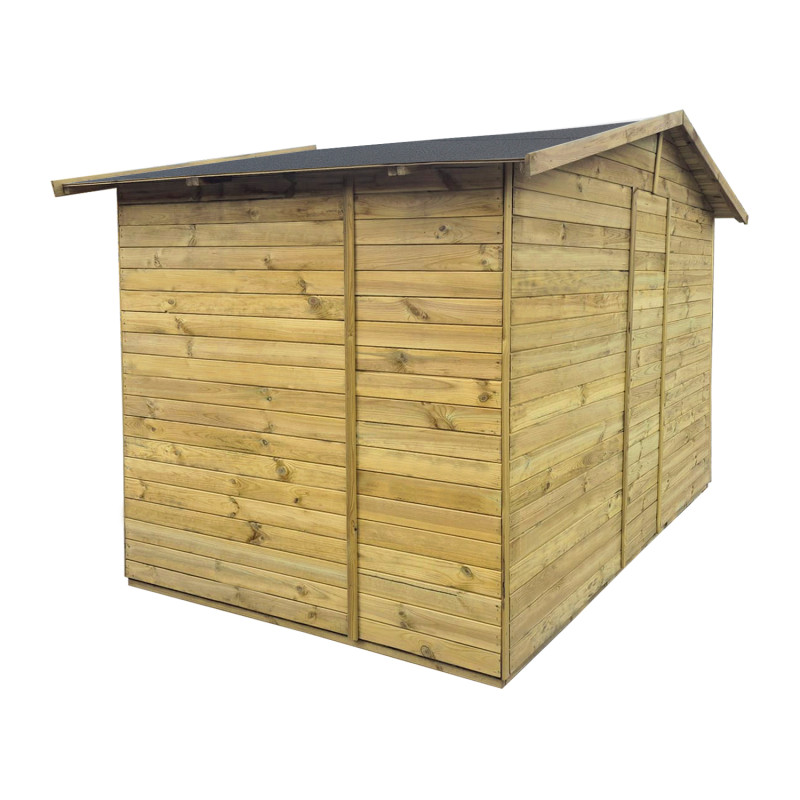 Drewniany domek narzędziowy dwudrzwiowy z okienkami 5,47m2 narzędziownia