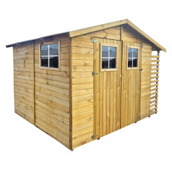 Drewniany domek narzędziowy...