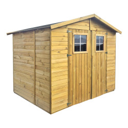 Drewniany domek narzędziowy dwudrzwiowy SAM 239x186x210 cm 4,45m2 narzędziownia