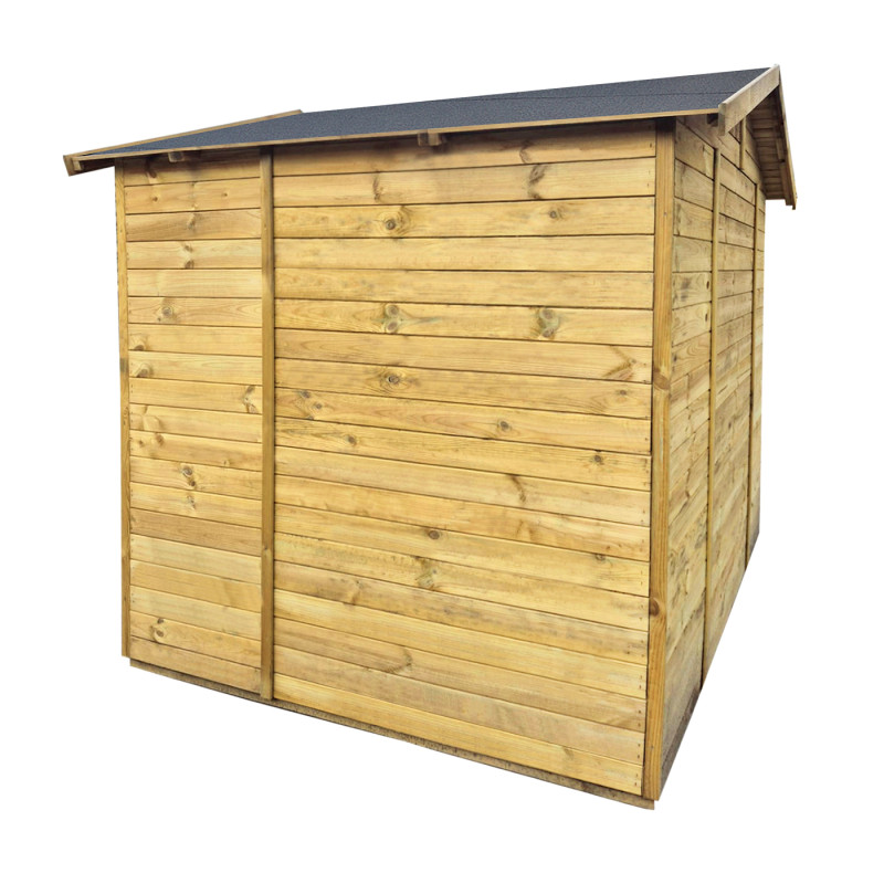 Drewniany domek narzędziowy dwudrzwiowy SAM 239x186x210 cm 4,45m2 narzędziownia