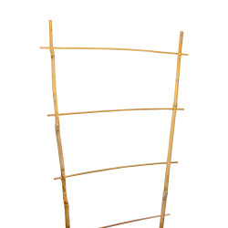 Drabinka bambusowa 90 cm podwójna podpora do roślin pergola drabinka