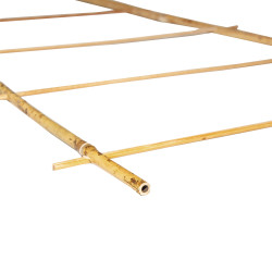 Drabinka bambusowa 90 cm podwójna podpora do roślin pergola drabinka