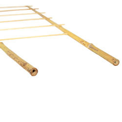 Drabinka bambusowa 90 cm podwójna podpora do roślin pergola drabinka