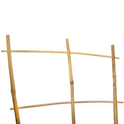 Drabinka bambusowa 120 cm potrójna podpora do roślin drabinka
