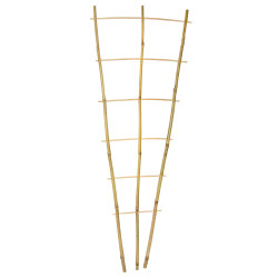 Drabinka bambusowa 120 cm potrójna podpora do roślin drabinka