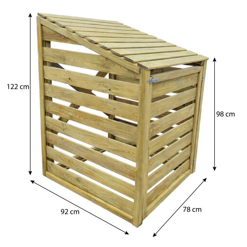 Drewniana obudowa prosta na...