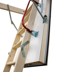 Drewniane schody strychowe NORDIC 120x80 H-310 87mm + Dodatkowa uszczelka