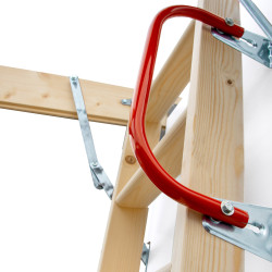 Drewniane Schody Strychowe NORDIC 87mm 90X70 + dodatkowa uszczelka