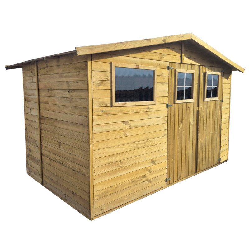 Drewniany domek narzędziowy...