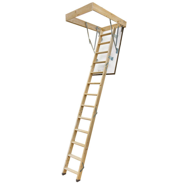 Drewniane schody strychowe GREENLINE 120x90 H-310 35mm