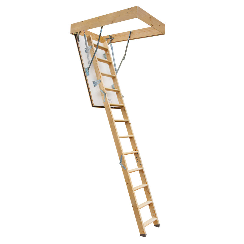 Drewniane schody strychowe GREENLINE 120x90 H-310 35mm