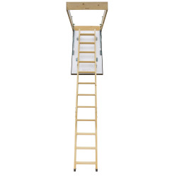 Drewniane schody strychowe GREENLINE 120x90 H-310 35mm