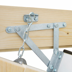 Drewniane schody strychowe GREENLINE 120x90 H-310 35mm