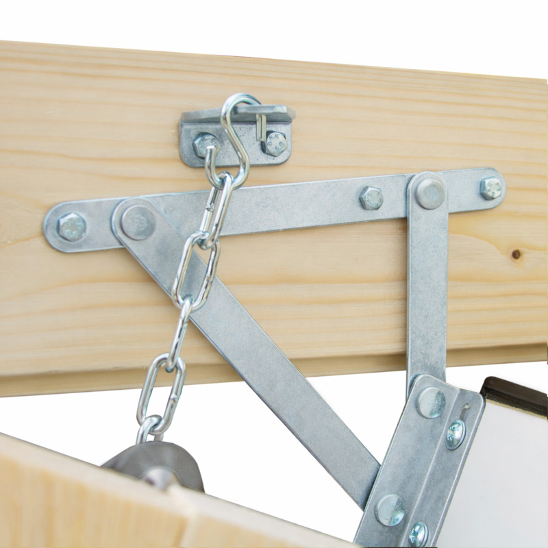 Drewniane schody strychowe GREENLINE 120x90 H-310 35mm