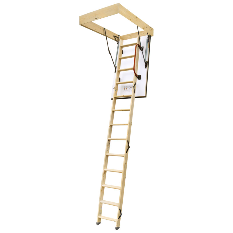 Drewniane schody strychowe EXTRA 120x70 H-305 46mm