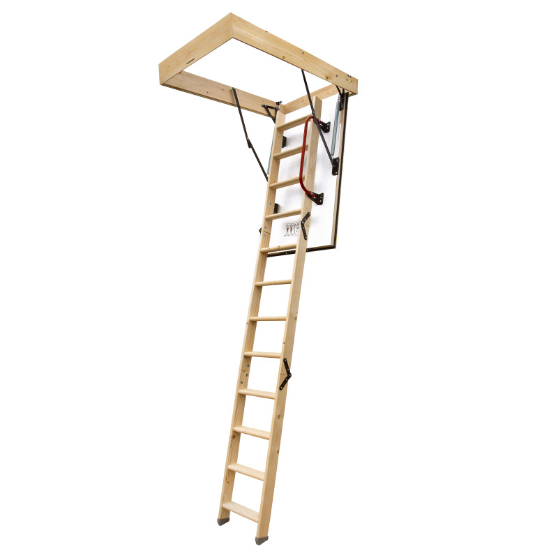 Drewniane schody strychowe EXTRA 130x70 46mm