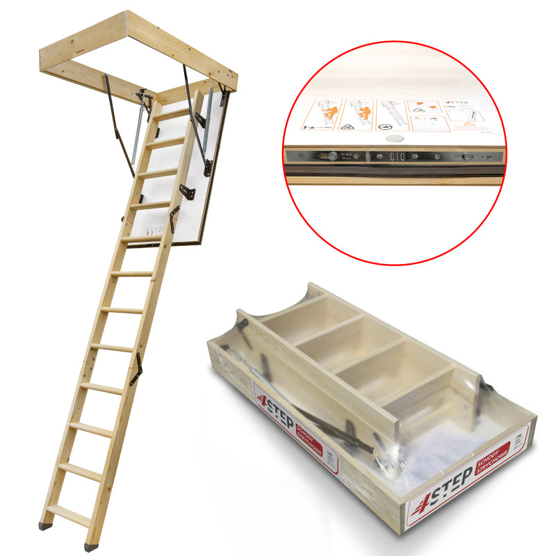 Schody Strychowe 4STEP GREENLINE 113x55 35mm