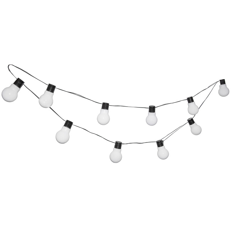 Girlanda Solarna ZORZA 10x Lampki Solarne Ogrodowe Wiszące