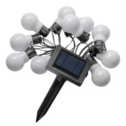 Girlanda Solarna ZORZA 10x Lampki Solarne Ogrodowe Wiszące