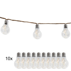 Girlanda Solarna BLUME 10x Lampki Solarne Ogrodowe Wiszące z kwiatkami