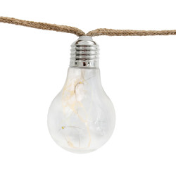 Girlanda Solarna BLUME 10x Lampki Solarne Ogrodowe Wiszące z kwiatkami