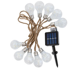 Girlanda Solarna BLUME 10x Lampki Solarne Ogrodowe Wiszące z kwiatkami