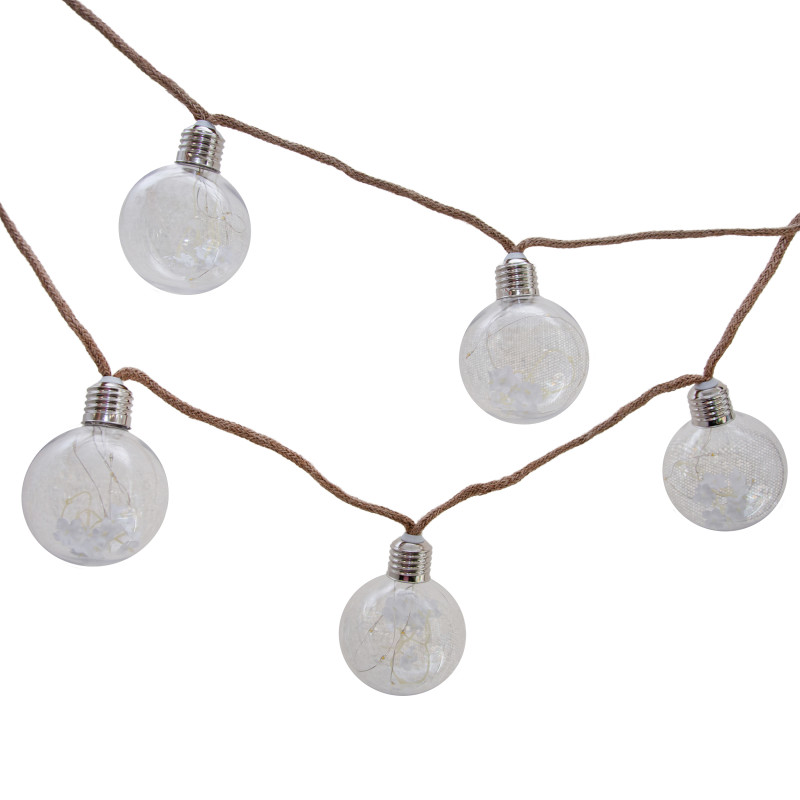 Girlanda Solarna BLUME 8x Lampki Solarne Ogrodowe Wiszące z kwiatkami