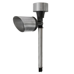 Lampa solarna srebrna punktowa LED 5,5x35,5cm