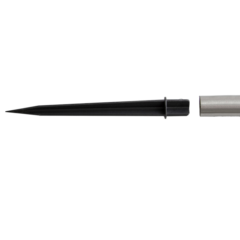 Lampa solarna srebrna punktowa LED 5,5x35,5cm