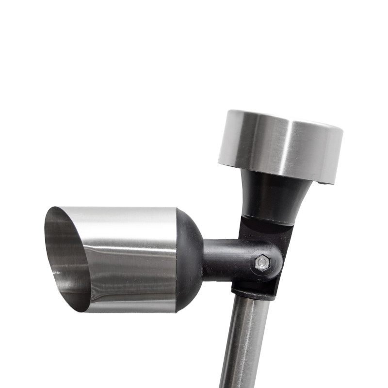 Lampa solarna srebrna punktowa LED 5,5x35,5cm