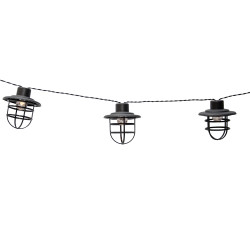 Girlanda Solarna GAJA 10x Lampki Solarne Ogrodowe Wiszące Ażurowe