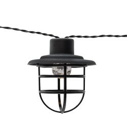 Girlanda Solarna GAJA 10x Lampki Solarne Ogrodowe Wiszące Ażurowe