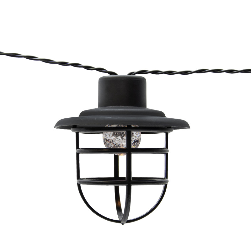 Girlanda Solarna GAJA 10x Lampki Solarne Ogrodowe Wiszące Ażurowe