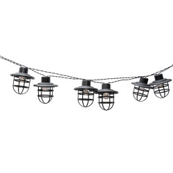 Girlanda Solarna GAJA 10x Lampki Solarne Ogrodowe Wiszące Ażurowe