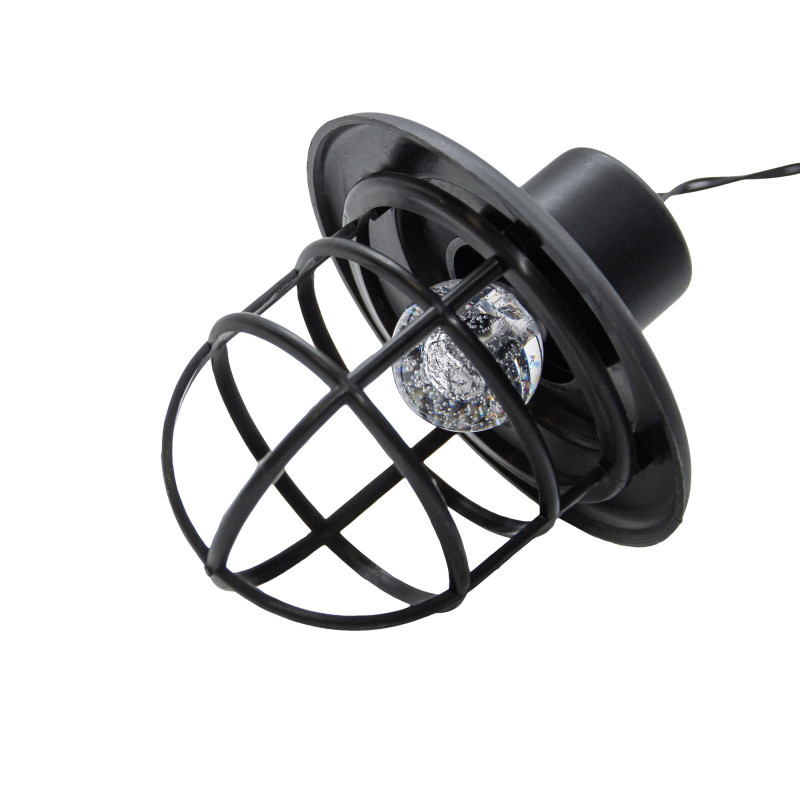 Girlanda Solarna GAJA 10x Lampki Solarne Ogrodowe Wiszące Ażurowe