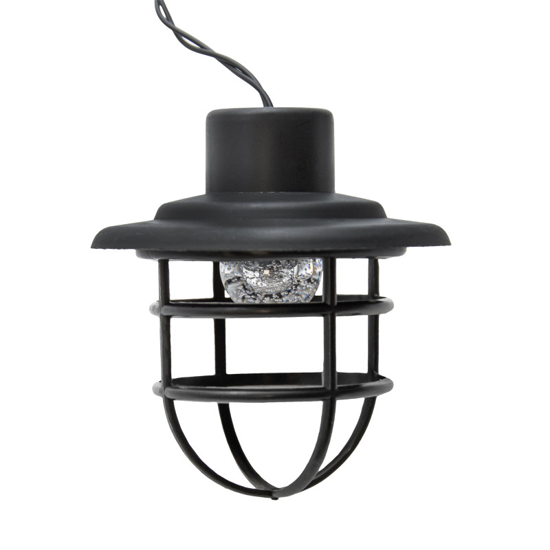 Girlanda Solarna GAJA 10x Lampki Solarne Ogrodowe Wiszące Ażurowe