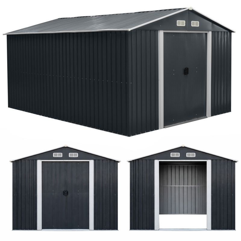 Stalowy domek narzędziowy...