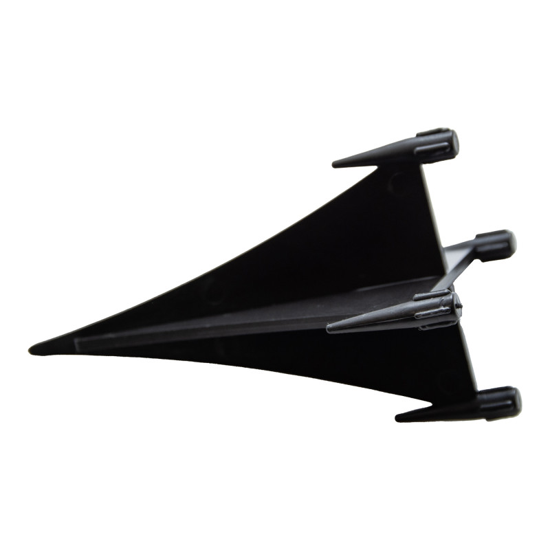 Lampka solarna RYSKA czarna 15x dioda LED ogrodowa wbijana kryształowa kula