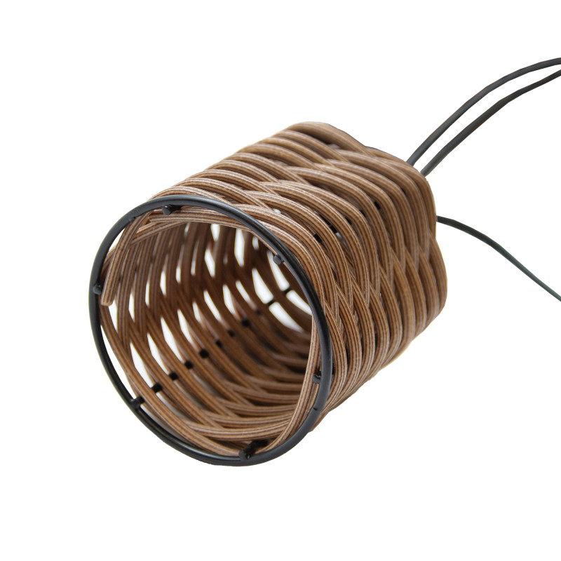 Girlanda Solarna CESTA 10xLED Lampki Solarne Kosze Ogrodowe Wiszące