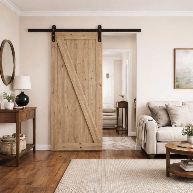 Skrzydło przesuwne - Loft Z - Seria LOFT - Drzwi wewnętrzne drewniane