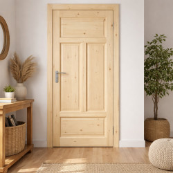 Drzwi sosnowe, sęczne - Verona pełne - Seria Classic - Drzwi wewnętrzne drewniane