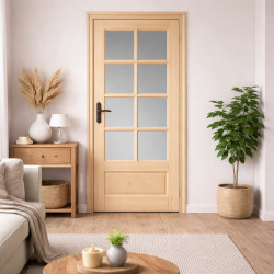 Drzwi sosnowe, sęczne - Verona wersja 8S - Seria Classic - Drzwi wewnętrzne drewniane